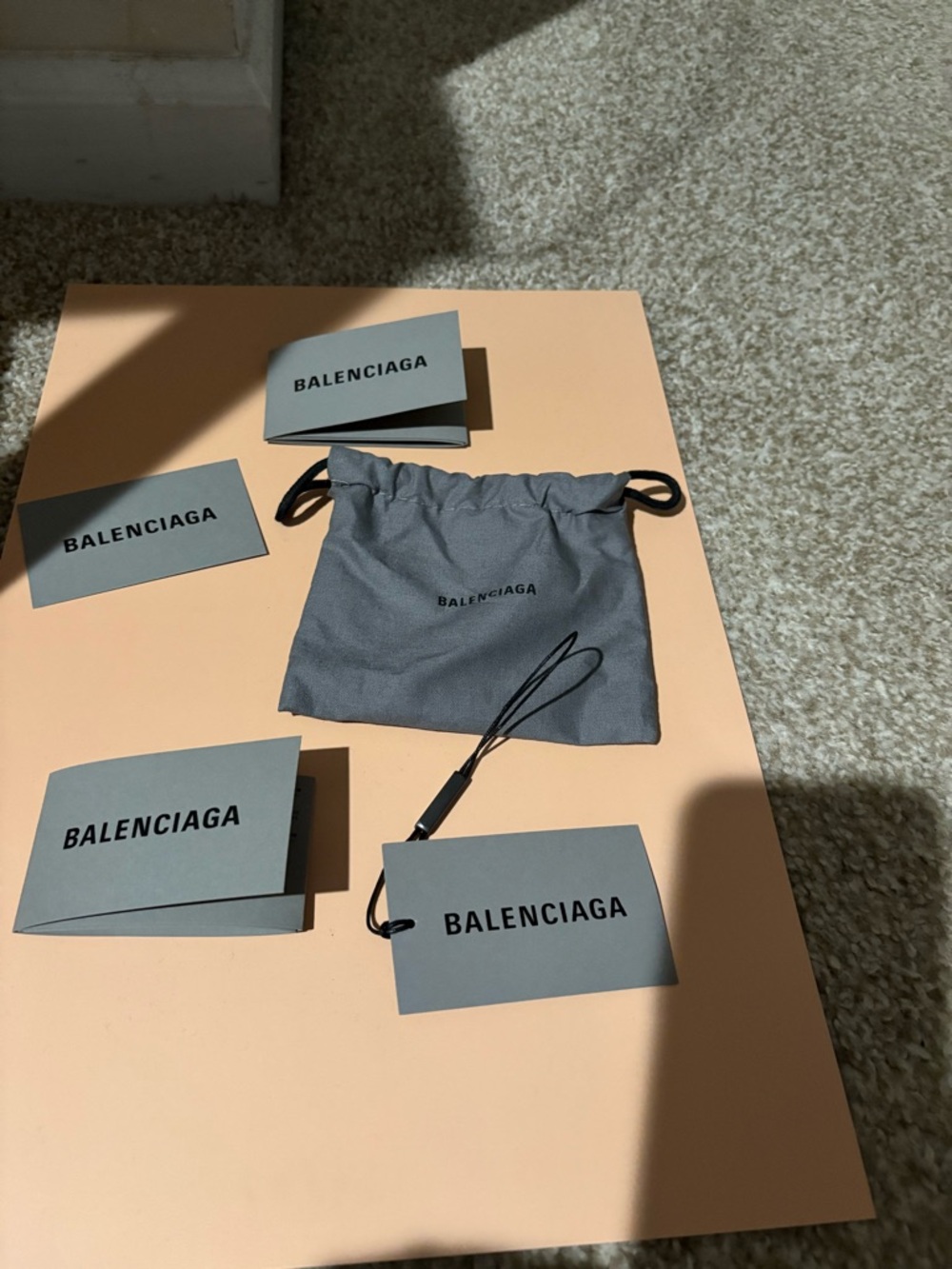 💜Authentic Balenciaga Black Logo Cuff Bracelet💜 - Picture 8 of 8